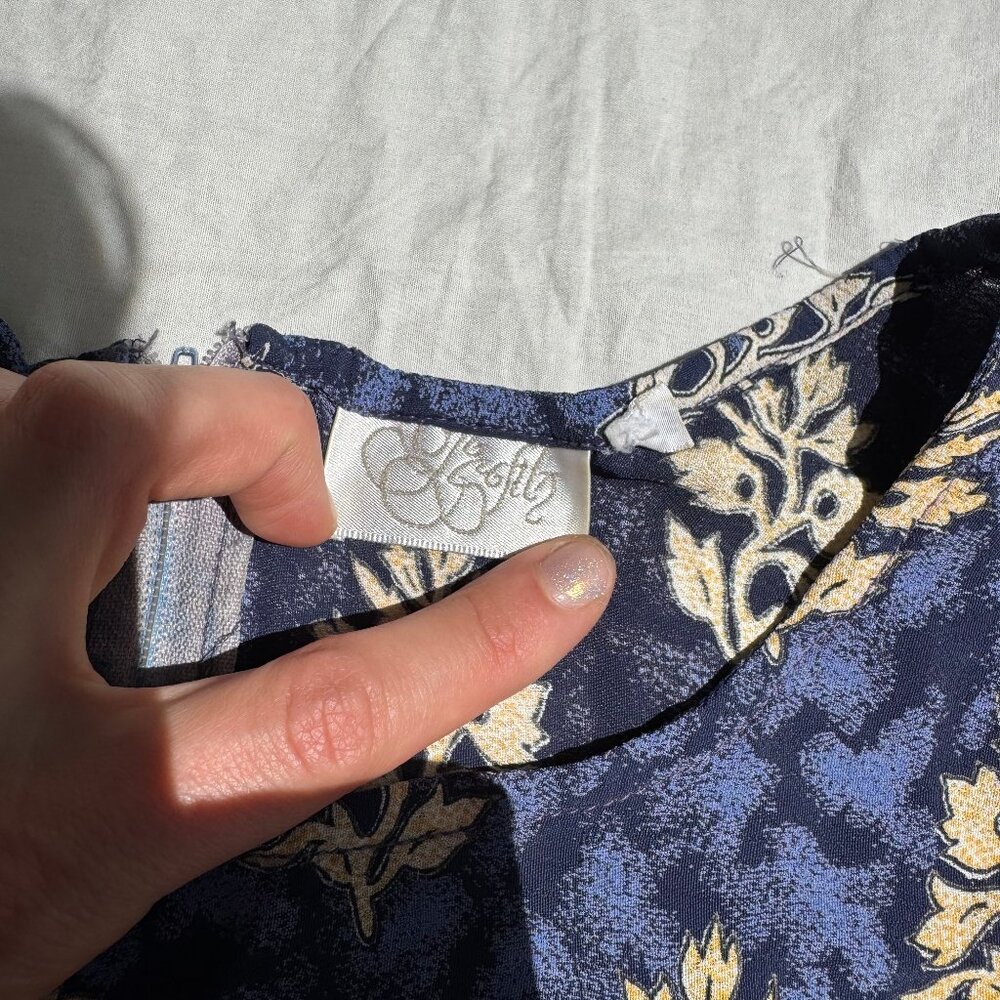 Vintage Reformation-Style Slip Sleeveless Mini Shift Dress - Picture 6 of 7